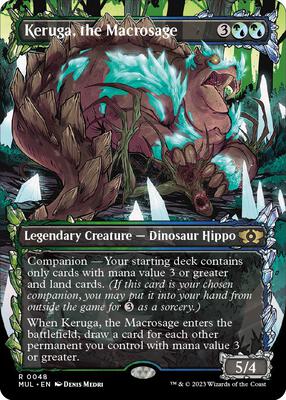 Keruga, the Macrosage card from March of the Machine: Multiverse Legends