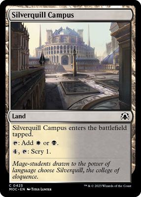 Silverquill Campus card from Commander: March of the Machine