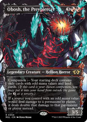 Obosh, the Preypiercer card from March of the Machine: Multiverse Legends