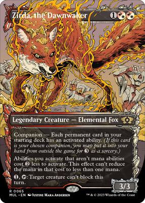 Zirda, the Dawnwaker card from March of the Machine: Multiverse Legends