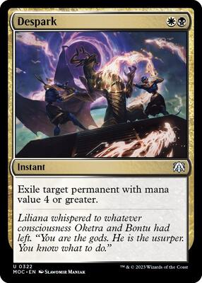 Despark card from Commander: March of the Machine