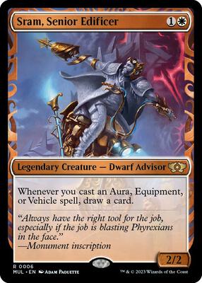 Sram, Senior Edificer card from March of the Machine: Multiverse Legends