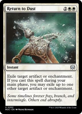 Return to Dust card from Commander: March of the Machine