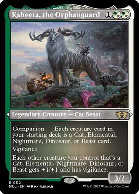 Kaheera, the Orphanguard (Foil Etched) card from March of the Machine: Multiverse Legends