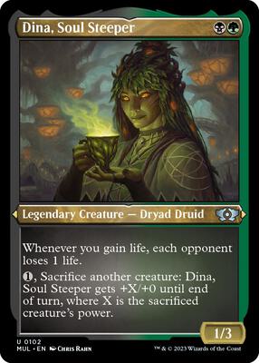 Dina, Soul Steeper (Foil Etched) card from March of the Machine: Multiverse Legends