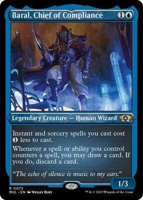 Baral, Chief of Compliance (Foil Etched) card from March of the Machine: Multiverse Legends