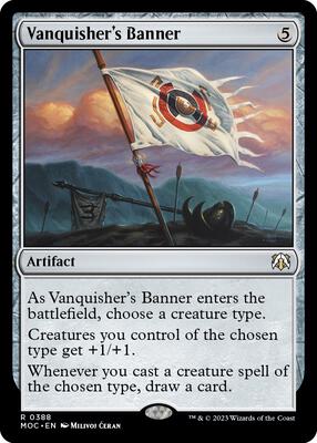 Vanquisher's Banner card from Commander: March of the Machine