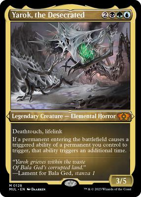 Yarok, the Desecrated (Foil Etched) card from March of the Machine: Multiverse Legends