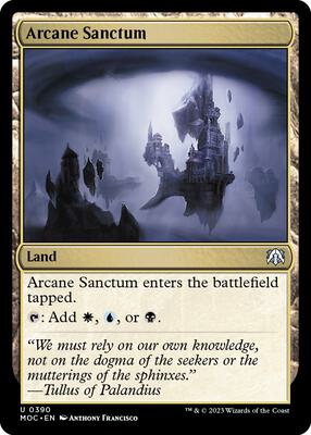 Arcane Sanctum card from Commander: March of the Machine