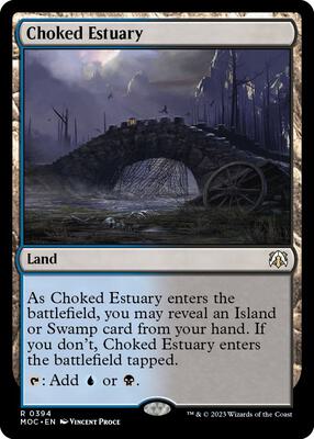 Choked Estuary card from Commander: March of the Machine