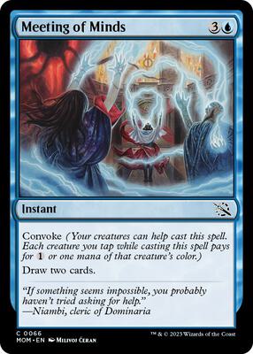 Meeting of Minds card from March of the Machine