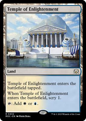 Temple of Enlightenment card from Commander: March of the Machine