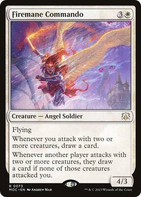 Firemane Commando card from Commander: March of the Machine