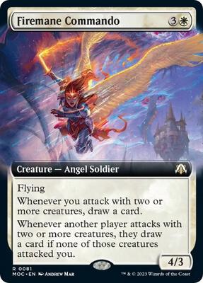 Firemane Commando (Extended Art) card from Commander: March of the Machine