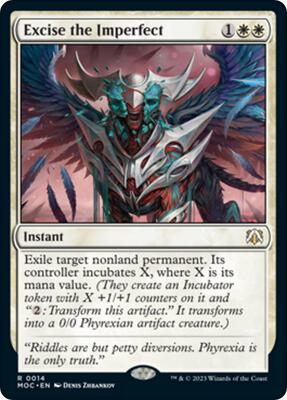 Excise the Imperfect card from Commander: March of the Machine