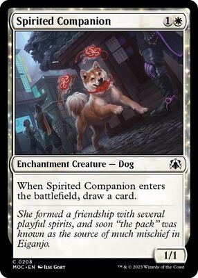 Spirited Companion card from Commander: March of the Machine