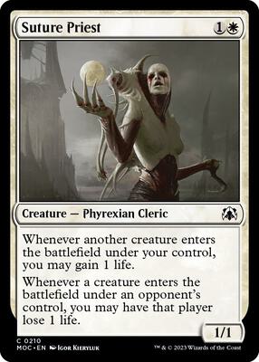 Suture Priest card from Commander: March of the Machine