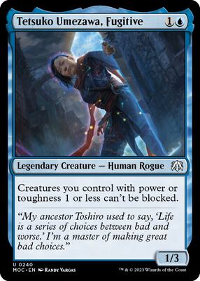 Tetsuko Umezawa, Fugitive card from Commander: March of the Machine