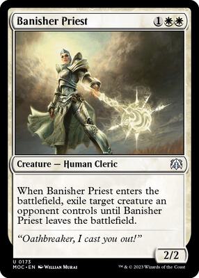Banisher Priest card from Commander: March of the Machine