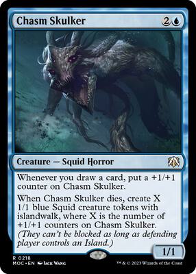 Chasm Skulker card from Commander: March of the Machine