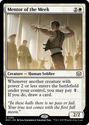 Mentor of the Meek card from Commander: March of the Machine