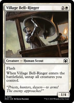 Village Bell-Ringer card from Commander: March of the Machine