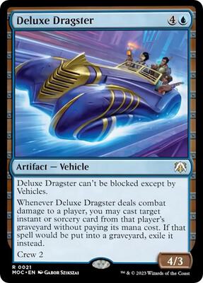 Deluxe Dragster card from Commander: March of the Machine