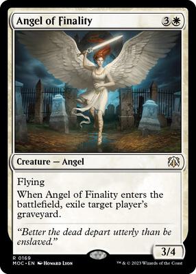 Angel of Finality card from Commander: March of the Machine