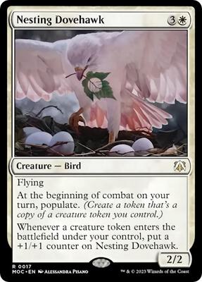 Nesting Dovehawk card from Commander: March of the Machine