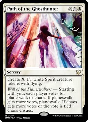 Path of the Ghosthunter card from Commander: March of the Machine