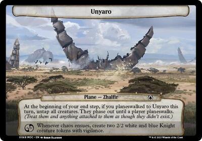 Unyaro card from Planechase: March of the Machine