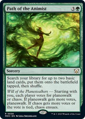 Path of the Animist card from Commander: March of the Machine