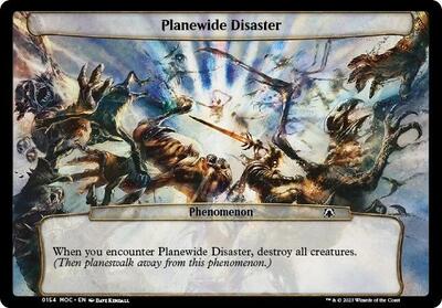 Planewide Disaster card from Planechase: March of the Machine