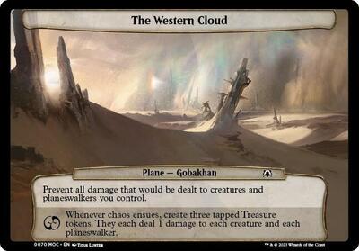 The Western Cloud card from Planechase: March of the Machine