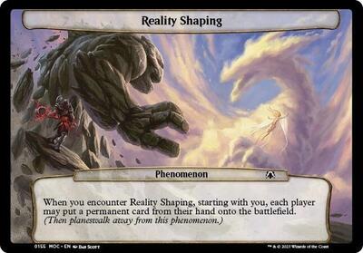 Reality Shaping card from Planechase: March of the Machine