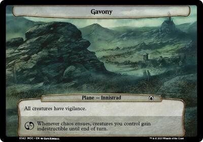 Gavony card from Planechase: March of the Machine