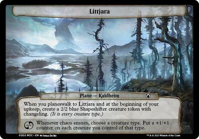 Littjara card from Planechase: March of the Machine