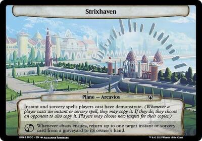 Strixhaven card from Planechase: March of the Machine