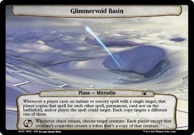 Glimmervoid Basin card from Planechase: March of the Machine