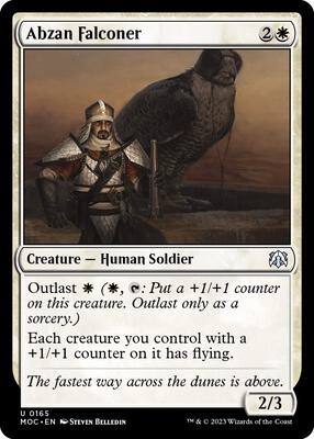 Abzan Falconer card from Commander: March of the Machine