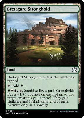 Bretagard Stronghold card from Commander: March of the Machine