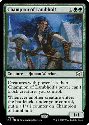 Champion of Lambholt card from Commander: March of the Machine