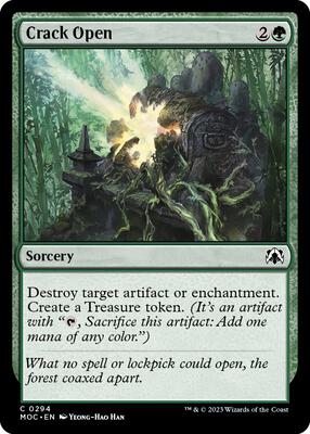 Crack Open card from Commander: March of the Machine