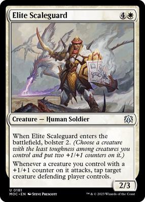 Elite Scaleguard card from Commander: March of the Machine