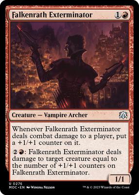 Falkenrath Exterminator card from Commander: March of the Machine