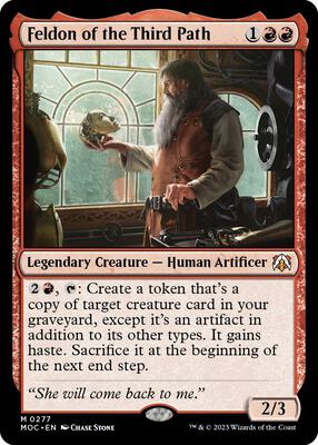 Feldon of the Third Path card from Commander: March of the Machine