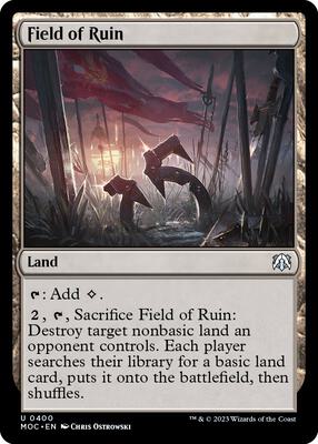 Field of Ruin card from Commander: March of the Machine
