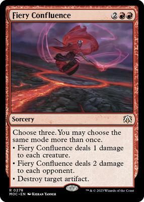 Fiery Confluence card from Commander: March of the Machine