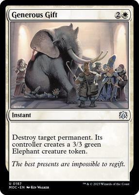 Generous Gift card from Commander: March of the Machine