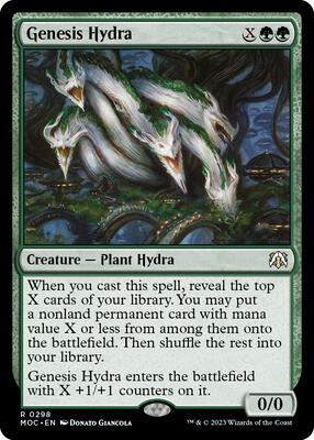 Genesis Hydra card from Commander: March of the Machine